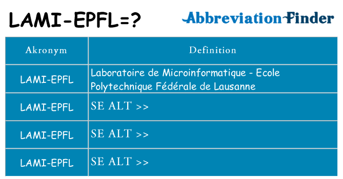 Hvad betyder lami-epfl står for