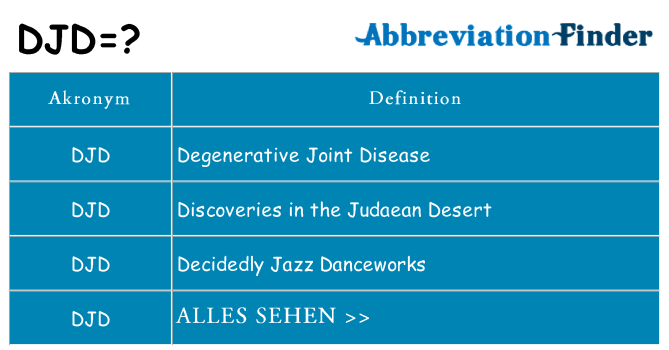 Wofür steht djd