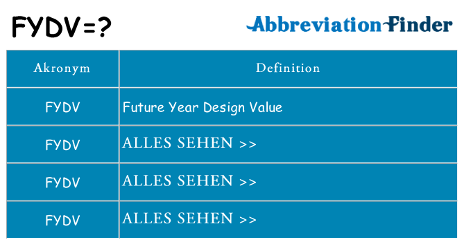Wofür steht fydv