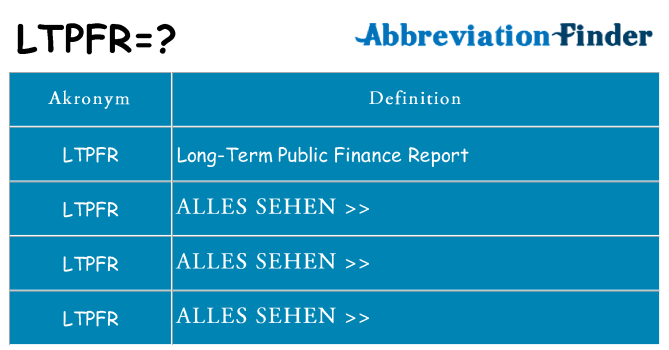 Wofür steht ltpfr