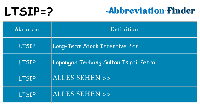 Wofür steht ltsip