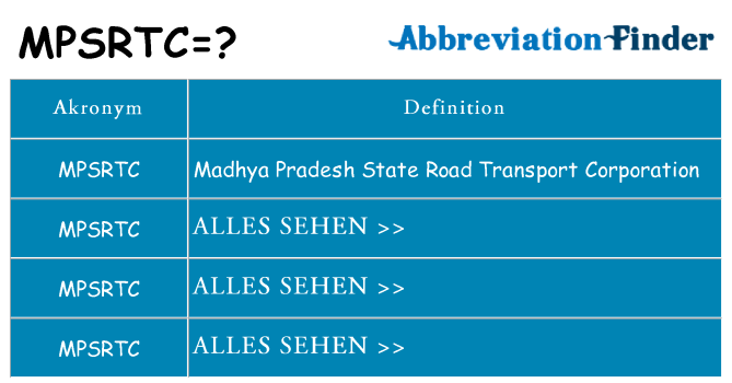 Wofür steht mpsrtc