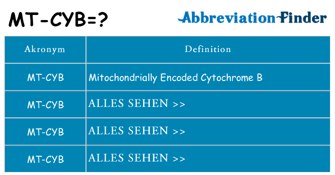 Wofür steht mt-cyb