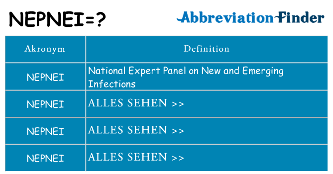 Wofür steht nepnei