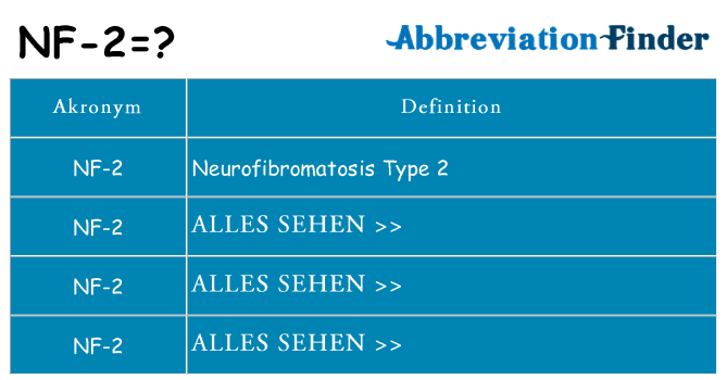 Wofür steht nf-2