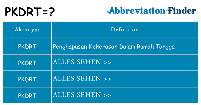 Wofür steht pkdrt
