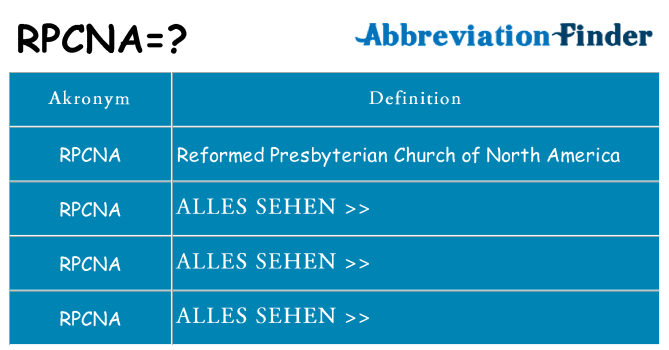 Wofür steht rpcna