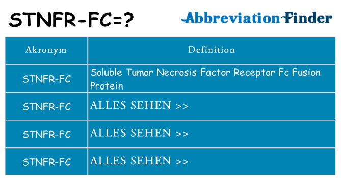 Wofür steht stnfr-fc