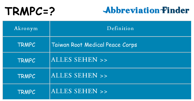 Wofür steht trmpc