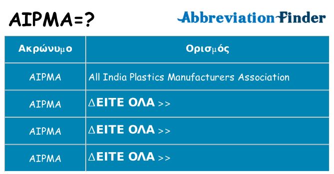 Τι σημαίνει aipma ηρεμήσει