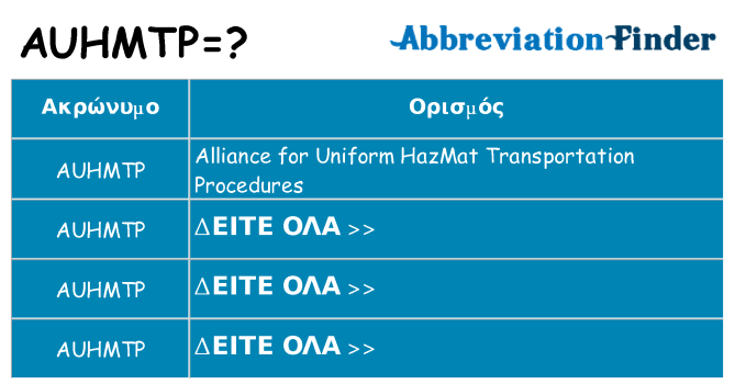 Τι σημαίνει auhmtp ηρεμήσει