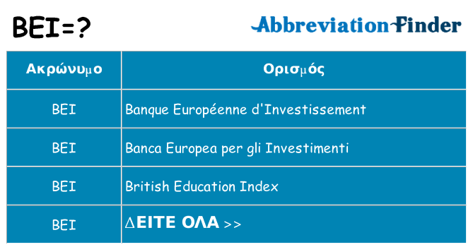 Τι σημαίνει bei ηρεμήσει