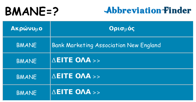 Τι σημαίνει bmane ηρεμήσει