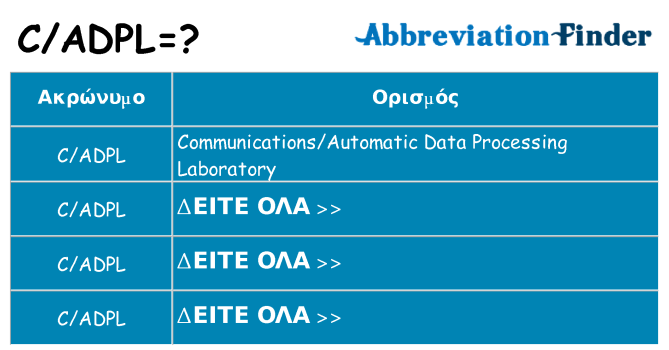 Τι σημαίνει cadpl ηρεμήσει