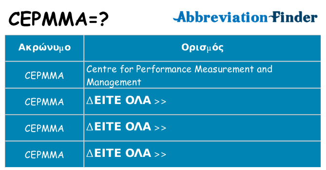 Τι σημαίνει cepmma ηρεμήσει