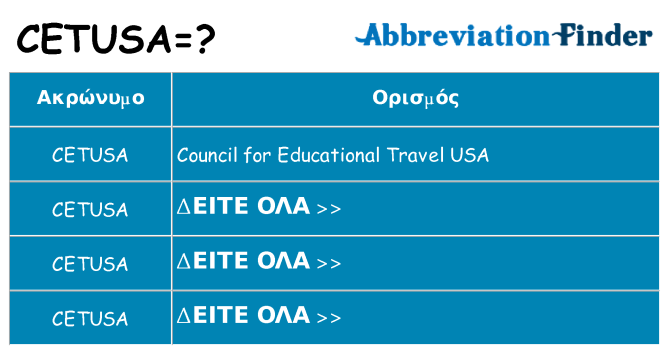 Τι σημαίνει cetusa ηρεμήσει