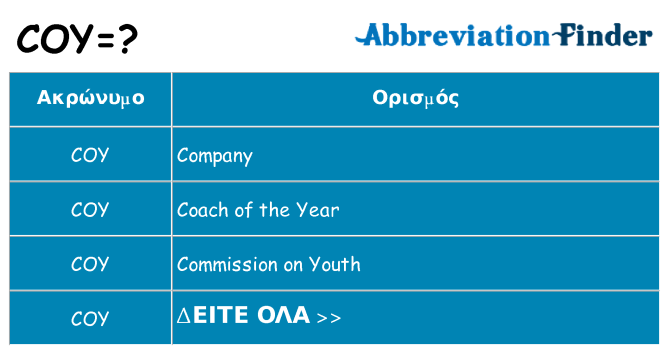 Τι σημαίνει coy ηρεμήσει
