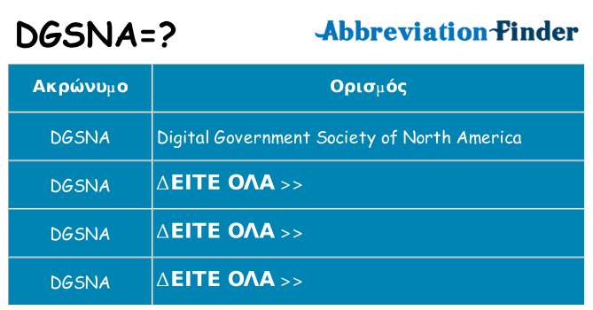 Τι σημαίνει dgsna ηρεμήσει