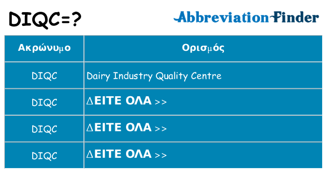 Τι σημαίνει diqc ηρεμήσει
