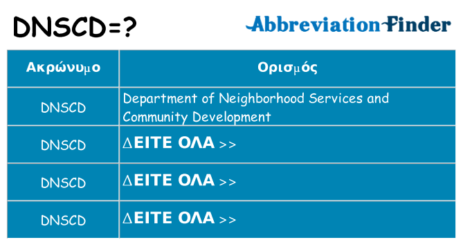 Τι σημαίνει dnscd ηρεμήσει