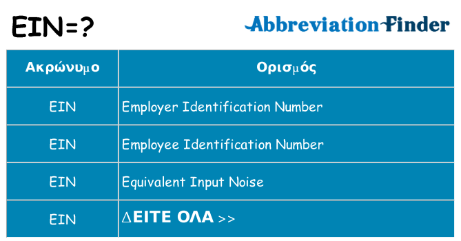 Τι σημαίνει ein ηρεμήσει