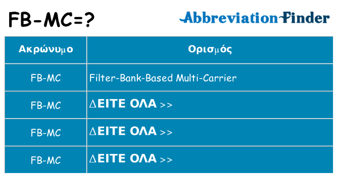 Τι σημαίνει fb-mc ηρεμήσει