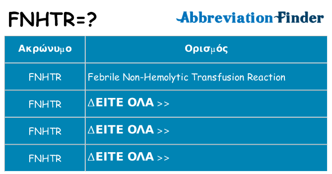 Τι σημαίνει fnhtr ηρεμήσει