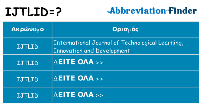 Τι σημαίνει ijtlid ηρεμήσει