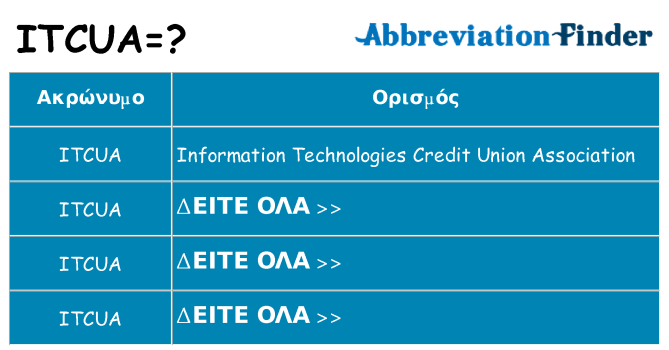 Τι σημαίνει itcua ηρεμήσει