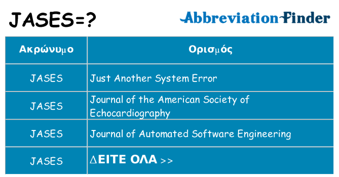 Τι σημαίνει jases ηρεμήσει
