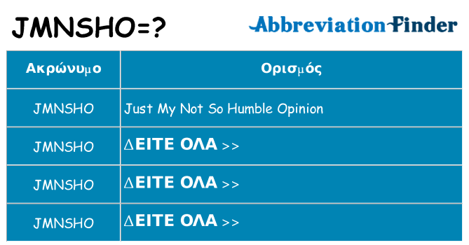 Τι σημαίνει jmnsho ηρεμήσει
