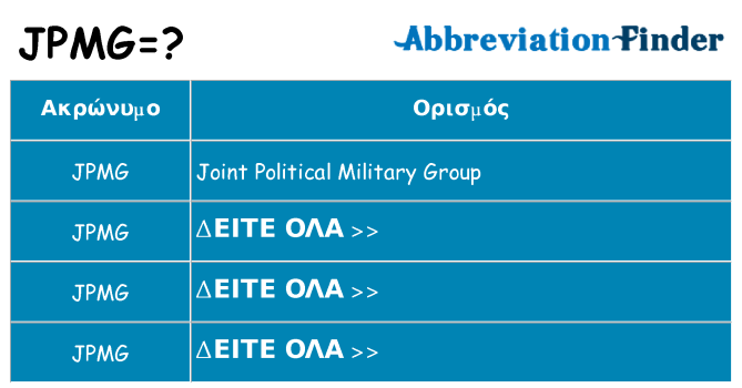 Τι σημαίνει jpmg ηρεμήσει