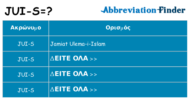 Τι σημαίνει jui-s ηρεμήσει