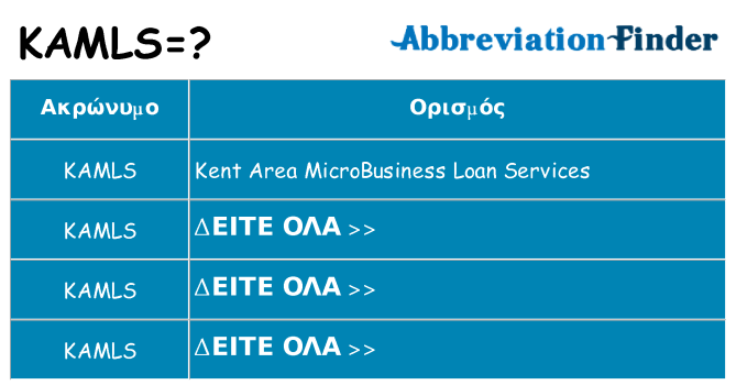 Τι σημαίνει kamls ηρεμήσει