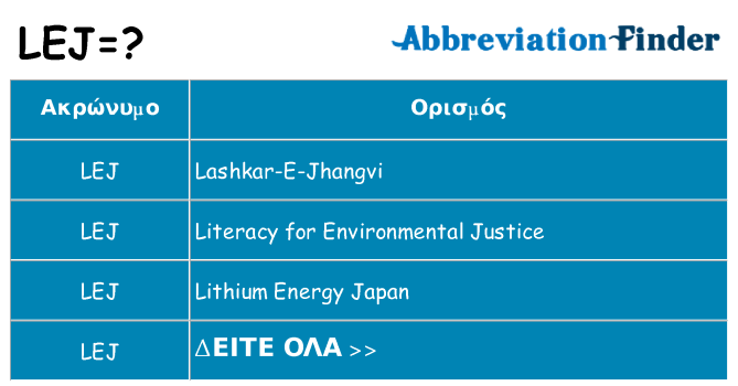 Τι σημαίνει lej ηρεμήσει