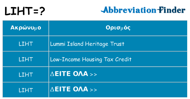 Τι σημαίνει liht ηρεμήσει