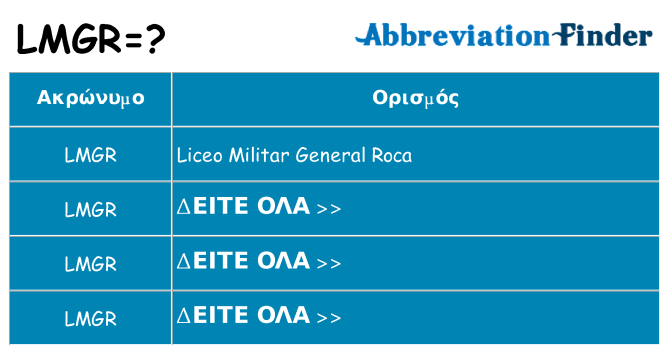 Τι σημαίνει lmgr ηρεμήσει