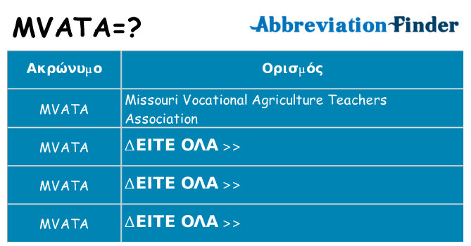 Τι σημαίνει mvata ηρεμήσει