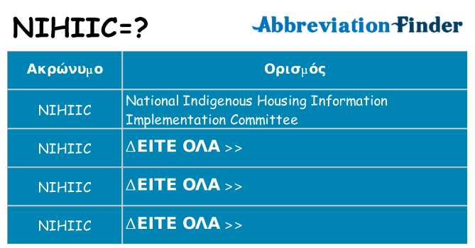 Τι σημαίνει nihiic ηρεμήσει