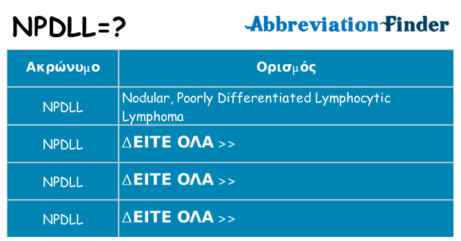 Τι σημαίνει npdll ηρεμήσει