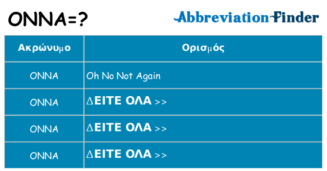 Τι σημαίνει onna ηρεμήσει