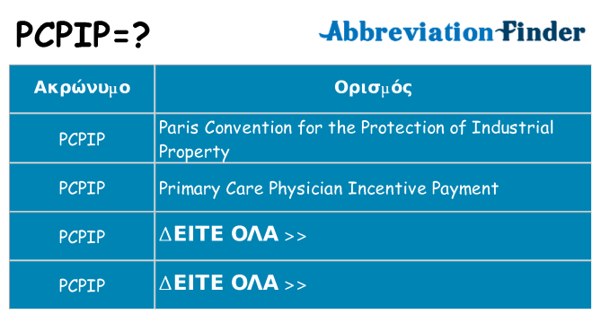 Τι σημαίνει pcpip ηρεμήσει