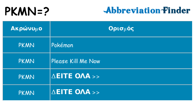 Τι σημαίνει pkmn ηρεμήσει