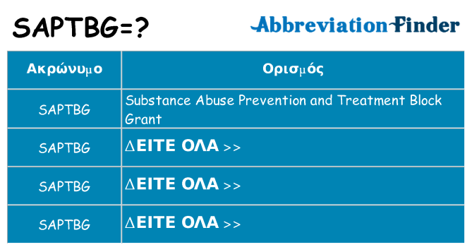Τι σημαίνει saptbg ηρεμήσει