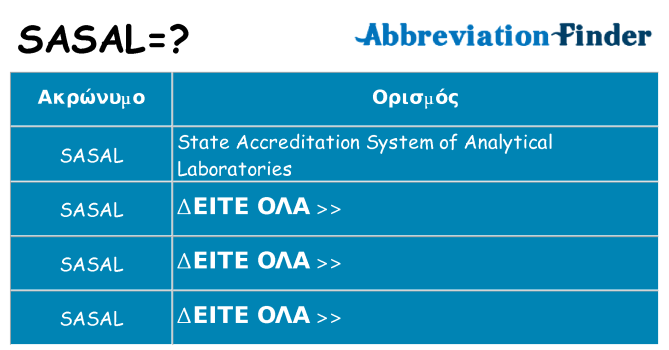 Τι σημαίνει sasal ηρεμήσει