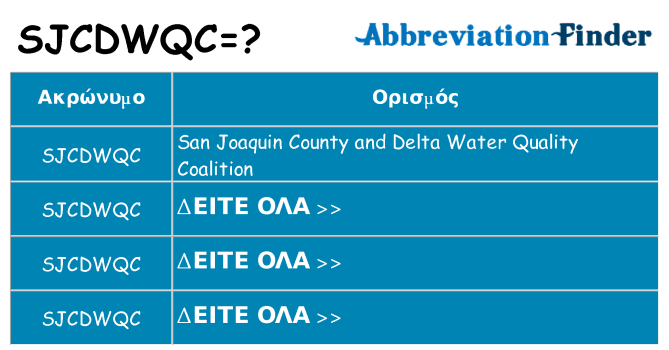 Τι σημαίνει sjcdwqc ηρεμήσει