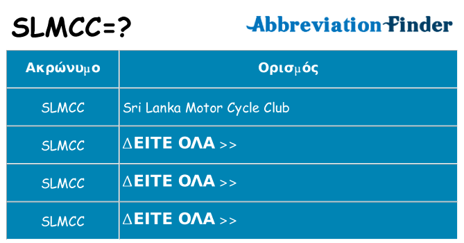 Τι σημαίνει slmcc ηρεμήσει