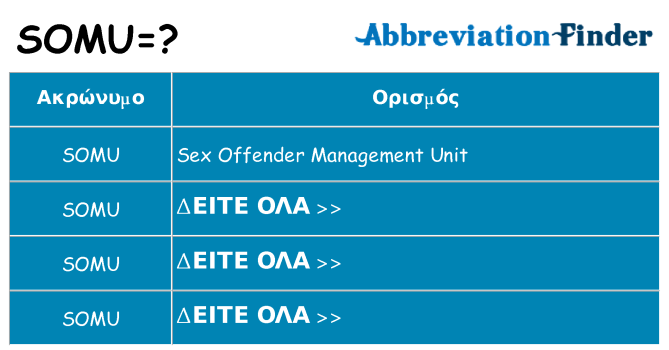 Τι σημαίνει somu ηρεμήσει