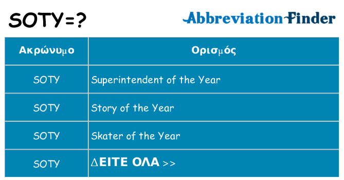 Τι σημαίνει soty ηρεμήσει