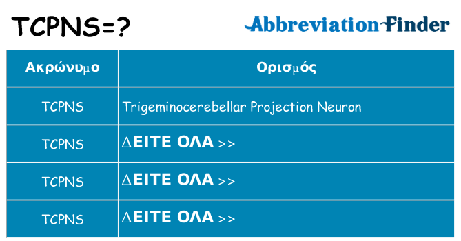 Τι σημαίνει tcpns ηρεμήσει
